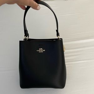 Black Coach Bucket Bag
